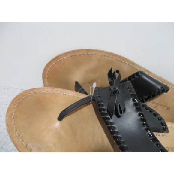 *Jack Rogers Brown BOHO T-Strap Slip On Sandals - Picture 2 of 8